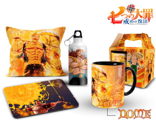 Caneca + Kit Nanatsu no Taizai Escanor Leão Orgulho - Mod 02