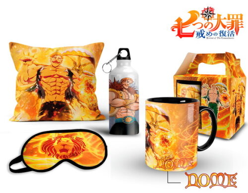Caneca + Kit Nanatsu no Taizai Escanor Leão Orgulho - Mod 01