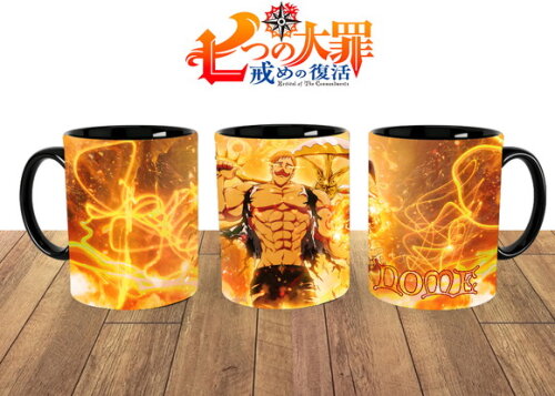 Caneca + Kit Nanatsu no Taizai Escanor Leão Orgulho - Mod 03