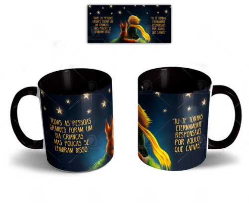 Caneca + Kit O Pequeno Príncipe - Mod 006