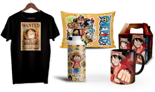 Caneca + Kit One Piece Personalizado - Mod 003