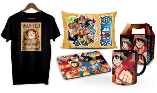 Caneca + Kit One Piece Personalizado - Mod 001