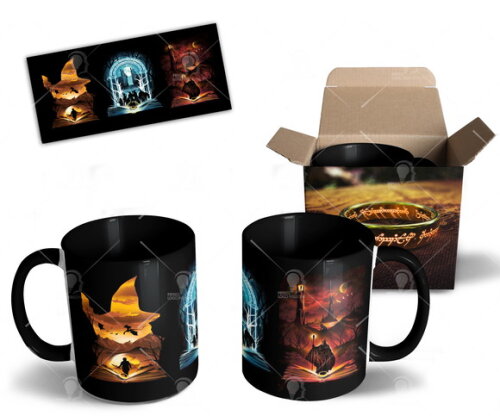 Caneca + Kit Personalizado Filme O Senhor do Anéis - Mod 002
