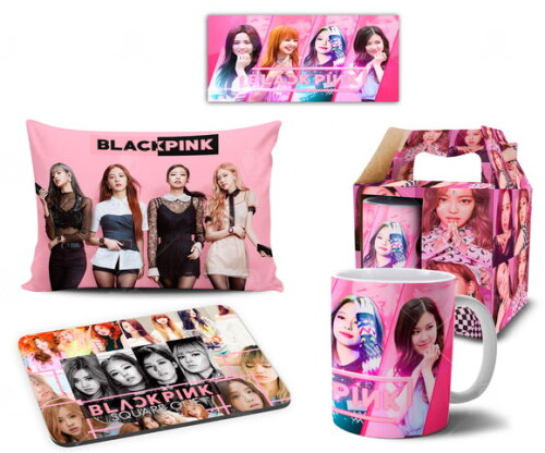 Caneca + Kit Personalizado Grupo BlackPink - Mod 002