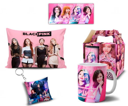Caneca + Kit Personalizado Grupo BlackPink - Mod 001