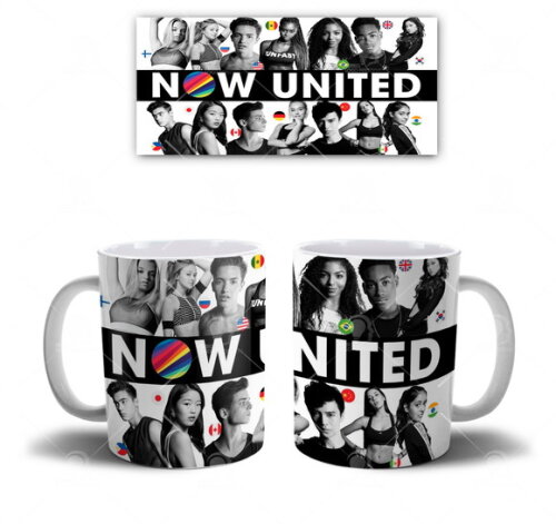 Caneca + Kit Personalizado Grupo Now United - Mod 002