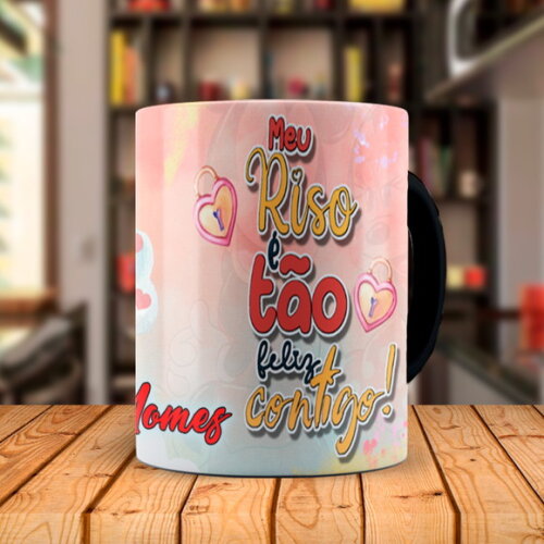 Caneca + Kit Personalizado Namorados Mickey e Minnie