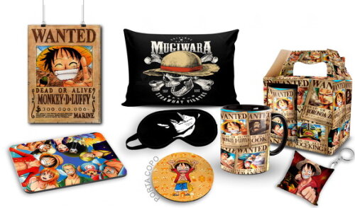 Caneca + Kit personalizado One Piece - Mod 001