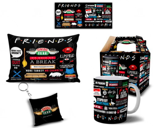 Caneca + Kit Personalizado Série Friends + Caixa - Mod 001