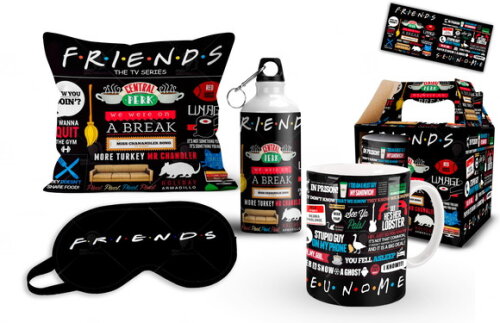 Caneca + Kit Personalizado Série Friends com Nome - Mod 002