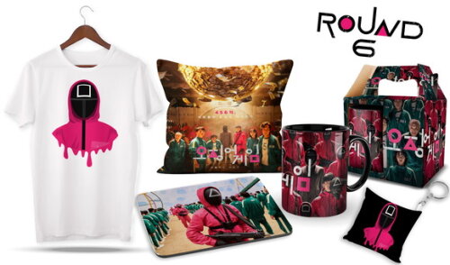 Caneca + Kit Personalizado Série Round 6 - Mod 001