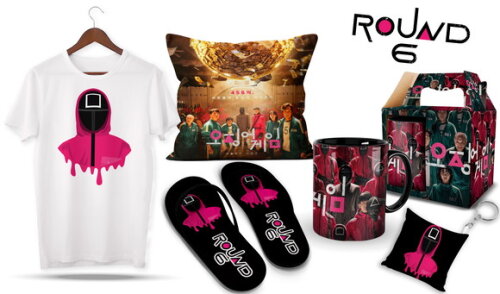 Caneca + Kit Personalizado Série Round 6 - Mod 003