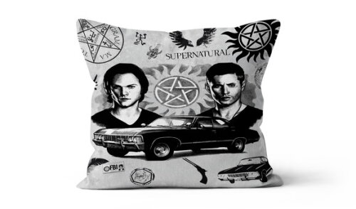 Caneca + Kit Personalizado Série Supernatural com Nome