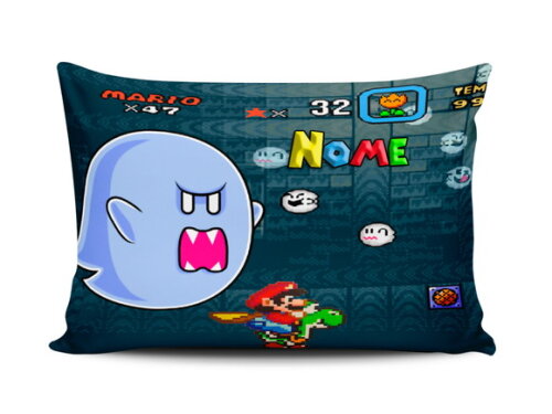 Caneca + Kit Personalizado Super Mário com Nome