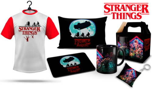Caneca + Kit Personalizado Stranger Things - Mod002