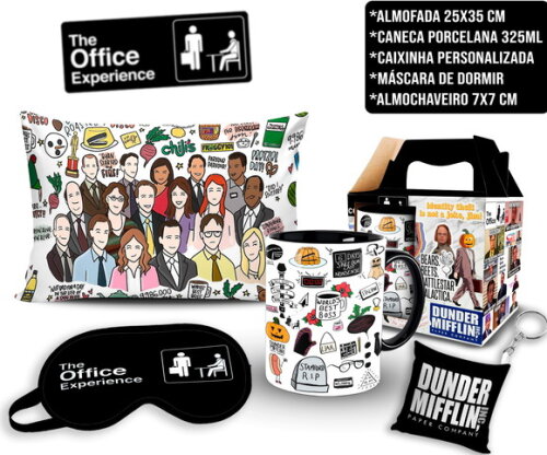 Caneca + Kit Personalizado The Office com Nome
