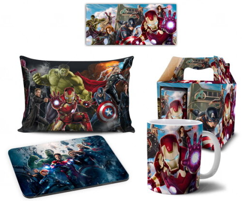 Caneca + Kit personalizado Vingadores Avengers - Mod 002