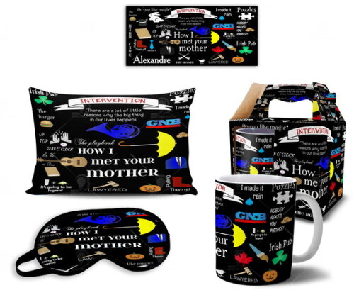 Caneca + Kit Série How I Met Your Mother com Nome - Mod 001