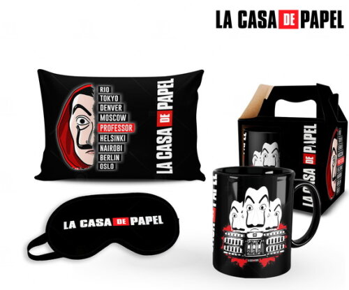 Caneca + Kit Série La Casa de Papel - Mod 003