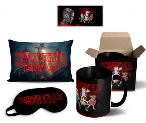 Caneca + Kit Série Stranger Things Netflix - Mod 006