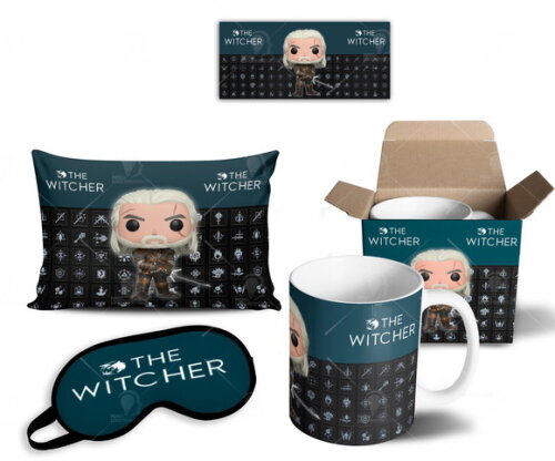 Caneca + Kit Série The Witcher Série Netflix - Mod 003