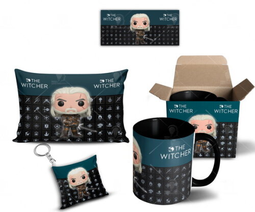Caneca + Kit Série The Witcher Série Netflix - Mod 004