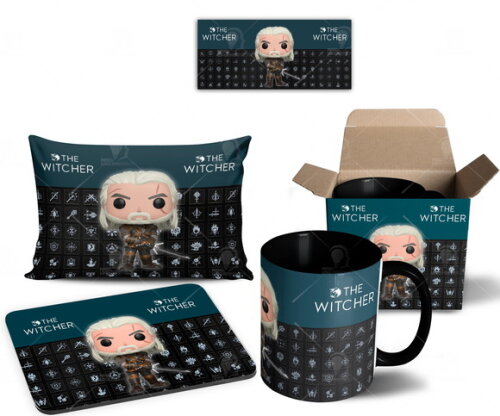 Caneca + Kit Série The Witcher Série Netflix - Mod 005