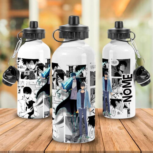 Caneca + Kit Solo Leveling com Nome Personalizado