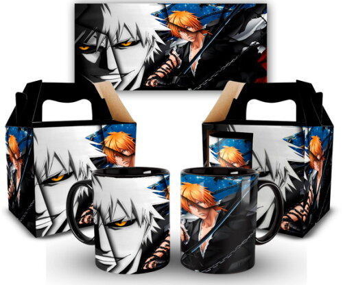 Caneca Anime Bleach Ichigo Kurosaki 1 unidade