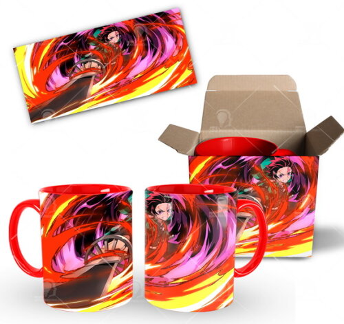 Caneca Anime Demon Slayer Kimetsu No Yaiba Tanjiro