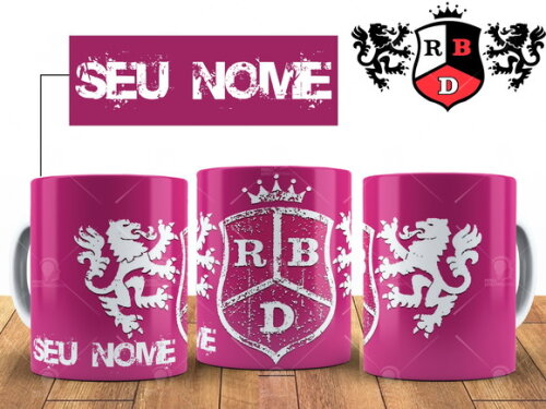 Caneca Banda Rebelde RBD Personalize com seu Nome