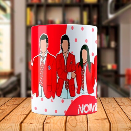 Caneca Banda Rbd Rebelde Personalize com Nome