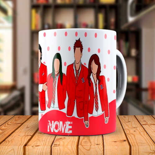 Caneca Banda Rbd Rebelde Personalize com Nome
