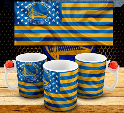 Caneca Basquete NBA Golden State Warriors #7.4