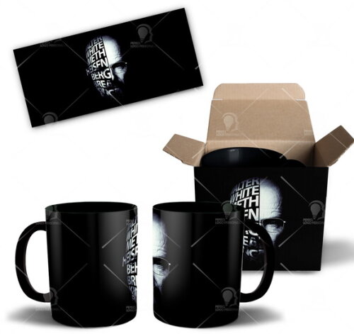 Caneca Breaking Bad série + caixinha personalizada Mod 008