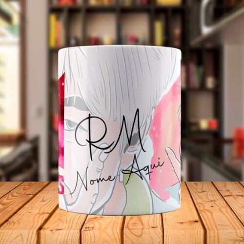 Caneca BTS RM + Almofada Personalizada com Nome
