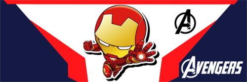 Caneca Com Colher Personalizada Homem de Ferro VIngadores #1