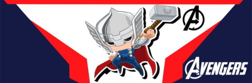 Caneca Com Colher Personalizada Thor Vingadores #1