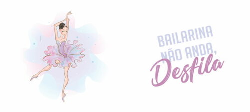 Caneca Coração Personalizada Profissão Bailarina + Cx #7