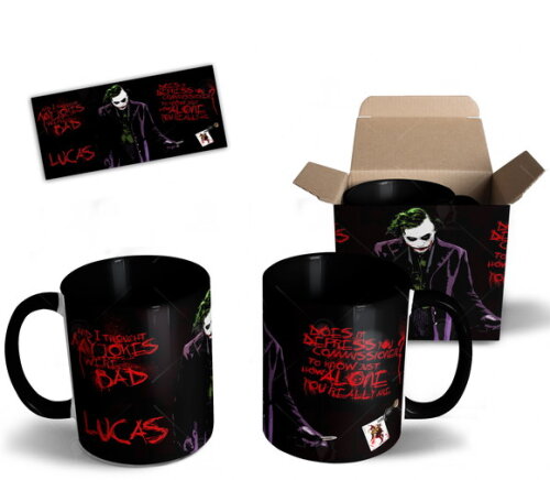 Caneca Coringa Filme Clássico Com Nome Personalizado
