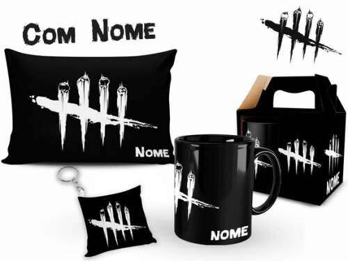 Caneca Dead by Daylight + Kit Personalizado com Nome