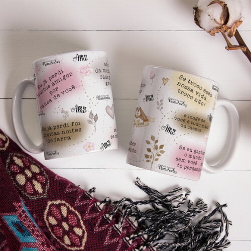 Caneca Dia dos Namorados Música Melodia