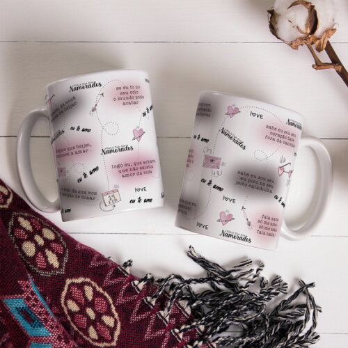 Caneca Dia dos Namorados Música Melodia