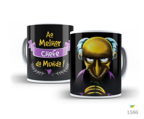 Caneca Divertida Melhor Chefe Do Mundo + Caixinha #1