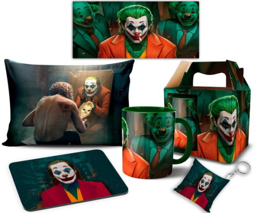 Caneca E Almofada + Kit Personalizado Coringa Filme 2019