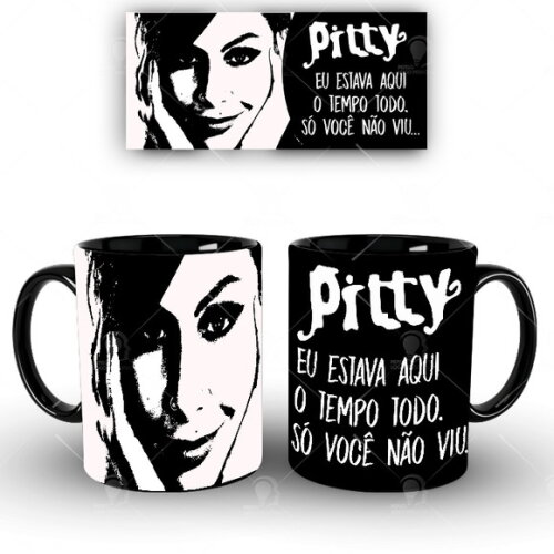 Caneca E Almofada + Kit Personalizado Cantora Pitty !!!!