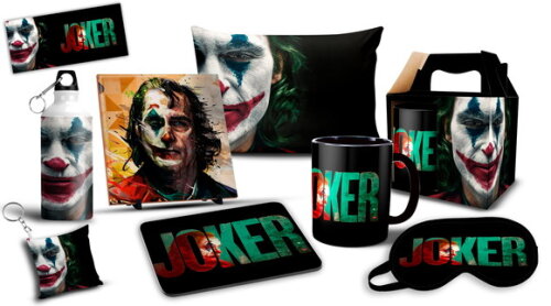 Caneca E Almofada + Kit Personalizado Coringa Filme Dc