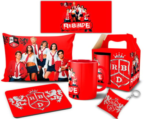 Caneca E Almofada + Kit Personalizado Rebelde Banda RBD