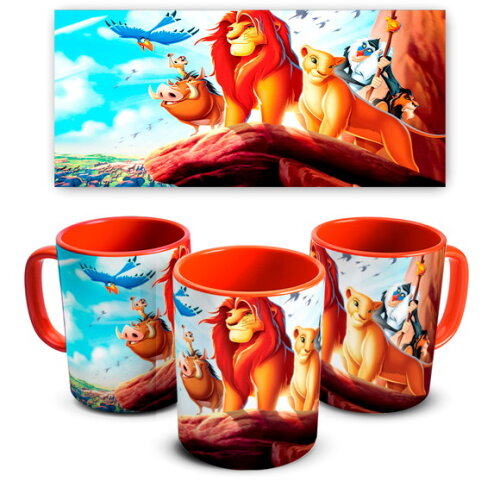 Caneca E Almofada + Kit Personalizado Rei Leão + Caixinha