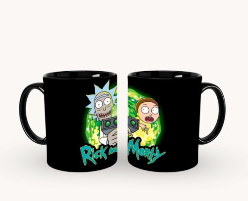 Caneca E Almofada + Kit Personalizado Rick E Morty + Caixa
